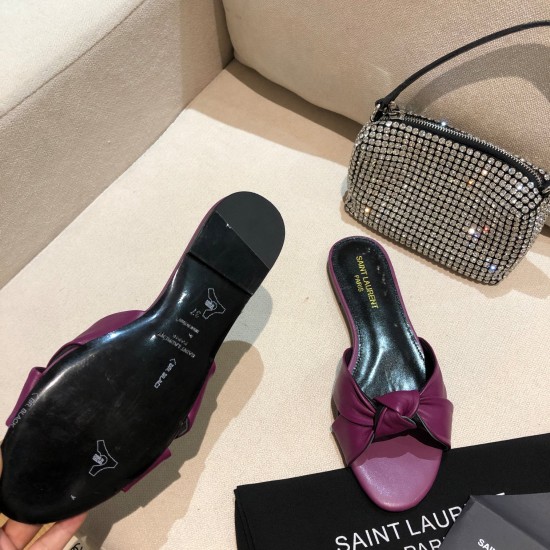 YSL Flat Slippers