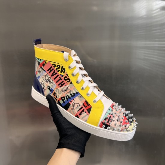 Christian Louboutin  CL High-Top Sneakers