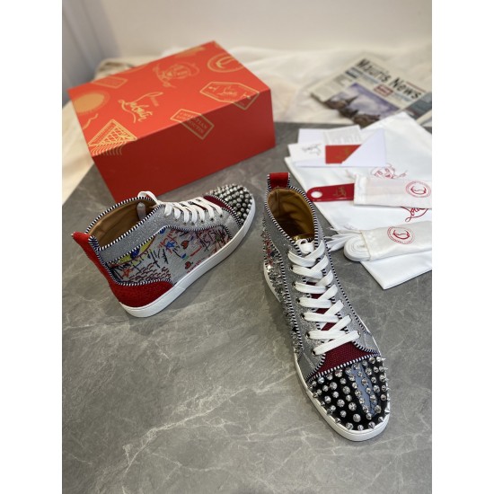 Christian Louboutin  CL High-Top Sneakers