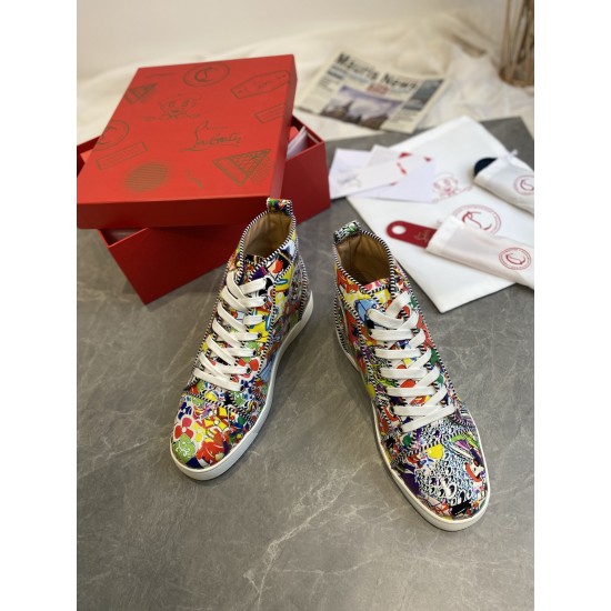 Christian Louboutin  CL High-Top Sneakers