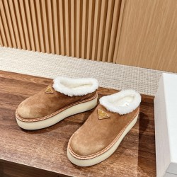 Prada Suede mules