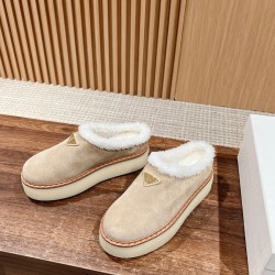 Prada Suede mules