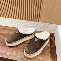 Prada Suede mules