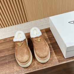 Prada Suede mules