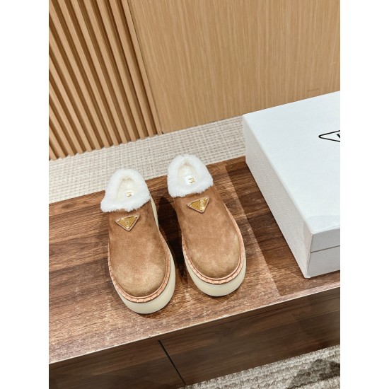 Prada Suede mules