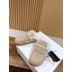 Prada Suede and shearling slippers