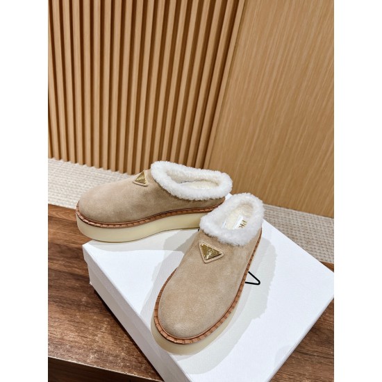 Prada Suede mules