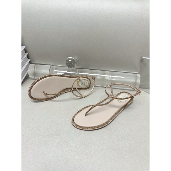 Rene caovilla Flats Sandals