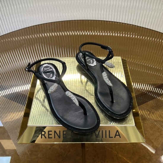 Rene caovilla Flats Sandals