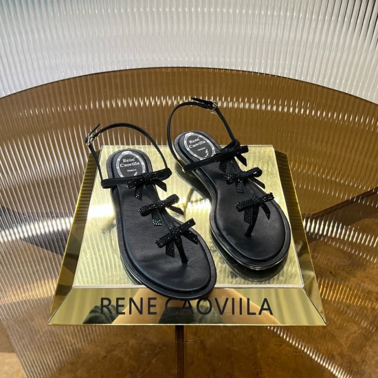 Rene caovilla Flats Sandals