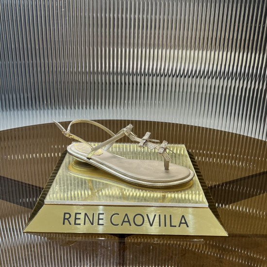 Rene caovilla Flats Sandals