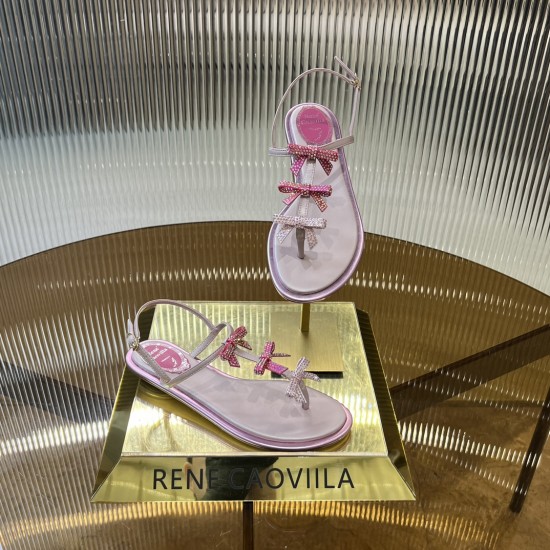 Rene caovilla Flats Sandals