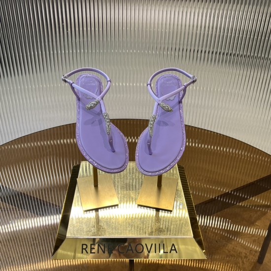 Rene caovilla Flats Sandals