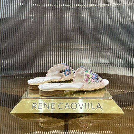 Rene caovilla Flats Sandals