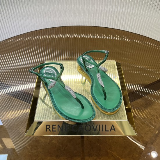 Rene caovilla Flats Sandals