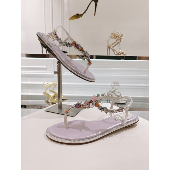 Rene caovilla Flats Sandals