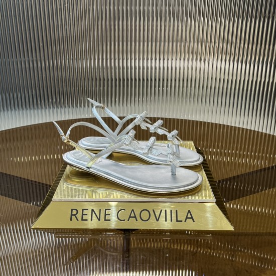 Rene caovilla Flats Sandals