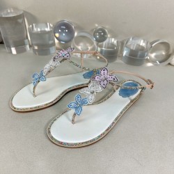 Rene caovilla Flats Sandals