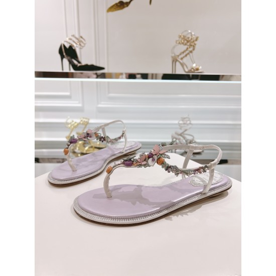 Rene caovilla Flats Sandals