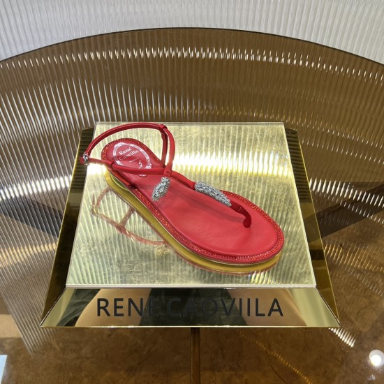 Rene caovilla Flats Sandals