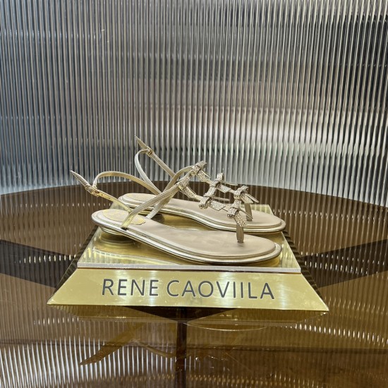 Rene caovilla Flats Sandals