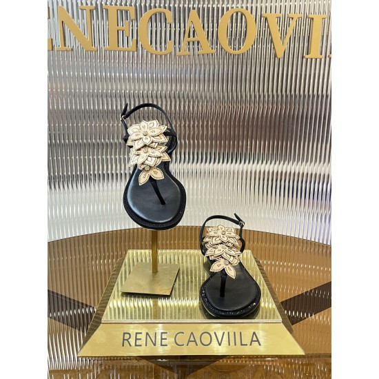 Rene caovilla Flats Sandals