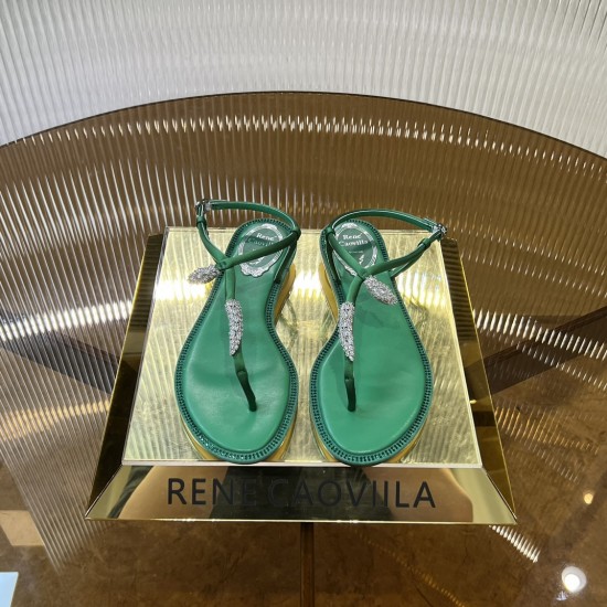 Rene caovilla Flats Sandals