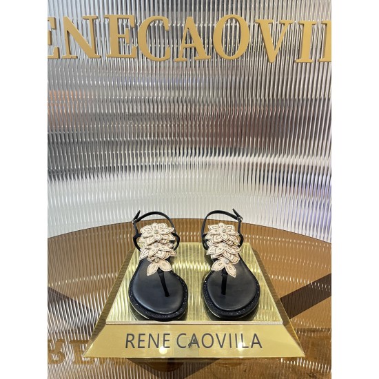 Rene caovilla Flats Sandals