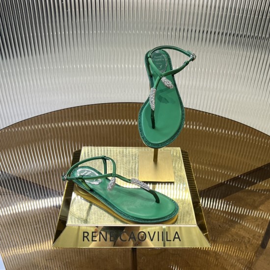 Rene caovilla Flats Sandals