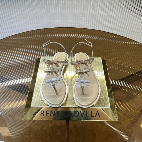 Rene caovilla Flats Sandals