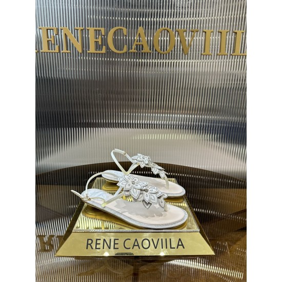 Rene caovilla Flats Sandals