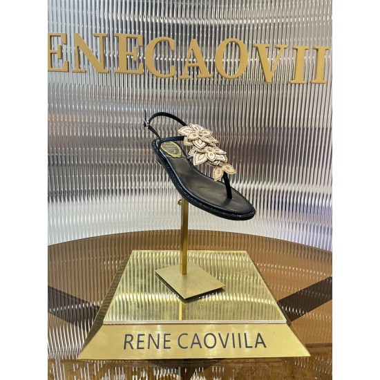 Rene caovilla Flats Sandals