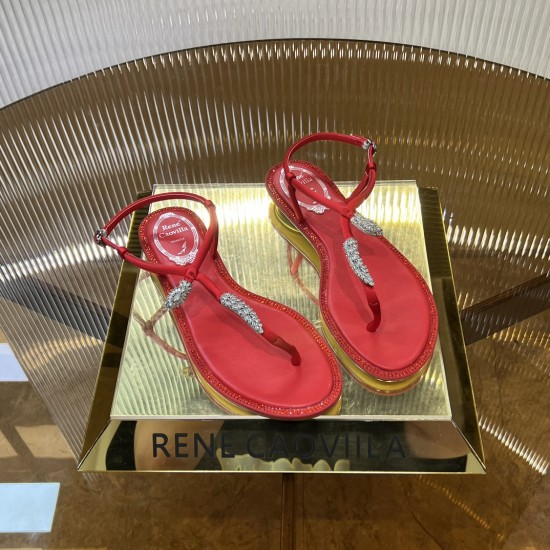 Rene caovilla Flats Sandals