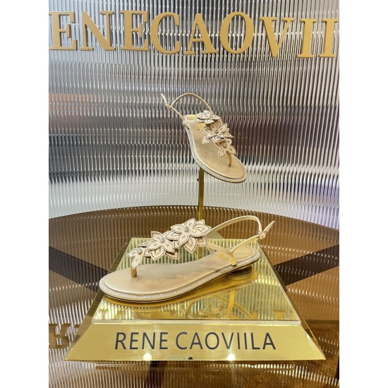 Rene caovilla Flats Sandals