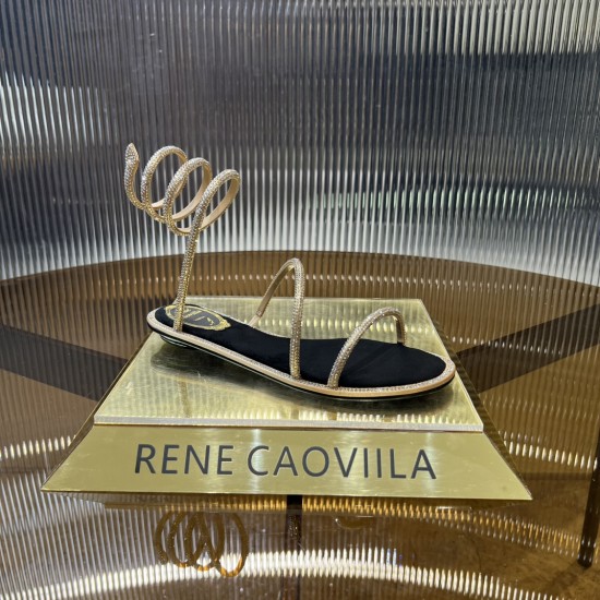 Rene caovilla Flats Sandals