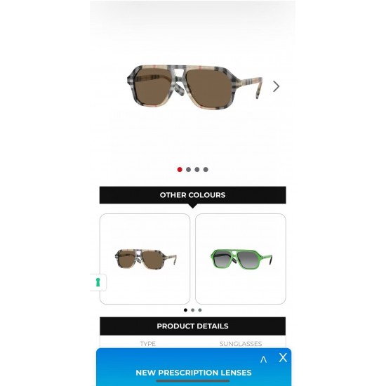 BURBERRY SUNGLASSES