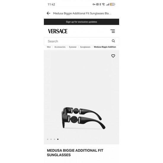 VERSACE SUNGLASSES