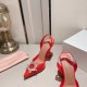 Amina Muaddi Begum Glass Crystal-embellished Pvc Slingback Amina Muaddi Begum Glass Crystal-embellished Pvc Slingback