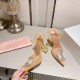 Amina Muaddi Begum Glass Crystal-embellished Pvc Slingback Amina Muaddi Begum Glass Crystal-embellished Pvc Slingback