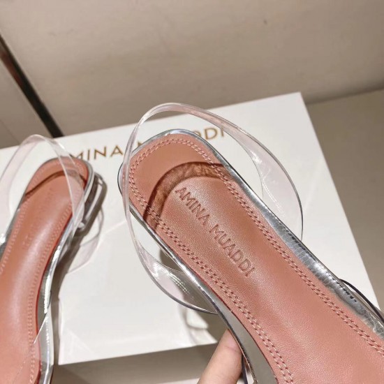 Amina Muaddi Rosie Glass Sling Amina Muaddi Rosie Glass Sling