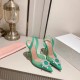Amina Muaddi Begum Glass Crystal-embellished Pvc Slingback Amina Muaddi Begum Glass Crystal-embellished Pvc Slingback