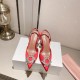 Amina Muaddi Rosie Sling Satin Pump Amina Muaddi Rosie Sling Satin Pump