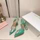 Amina Muaddi Begum Glass Crystal-embellished Pvc Slingback Amina Muaddi Begum Glass Crystal-embellished Pvc Slingback