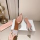 Amina Muaddi Rosie Glass Sling Amina Muaddi Rosie Glass Sling