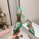 Amina Muaddi Begum Glass Crystal-embellished Pvc Slingback Amina Muaddi Begum Glass Crystal-embellished Pvc Slingback
