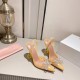 Amina Muaddi Begum Glass Crystal-embellished Pvc Slingback Amina Muaddi Begum Glass Crystal-embellished Pvc Slingback