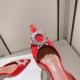 Amina Muaddi Rosie Sling Satin Pump Amina Muaddi Rosie Sling Satin Pump