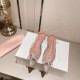 Amina Muaddi Rosie Glass Sling Amina Muaddi Rosie Glass Sling