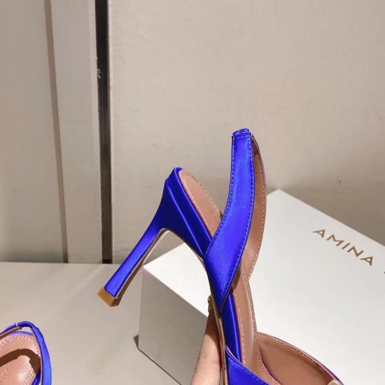 Amina Muaddi Rosie Sling Satin Pump Amina Muaddi Rosie Sling Satin Pump