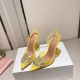 Amina Muaddi Begum Glass Crystal-embellished Pvc Slingback Amina Muaddi Begum Glass Crystal-embellished Pvc Slingback